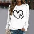 thumbnail image 2 of Enjoytime Womens Sweatshirt Cute Printed Crewneck Long Sleeve Shirts Fall Winter Fashion Casual Pullover Tops, 2 of 6