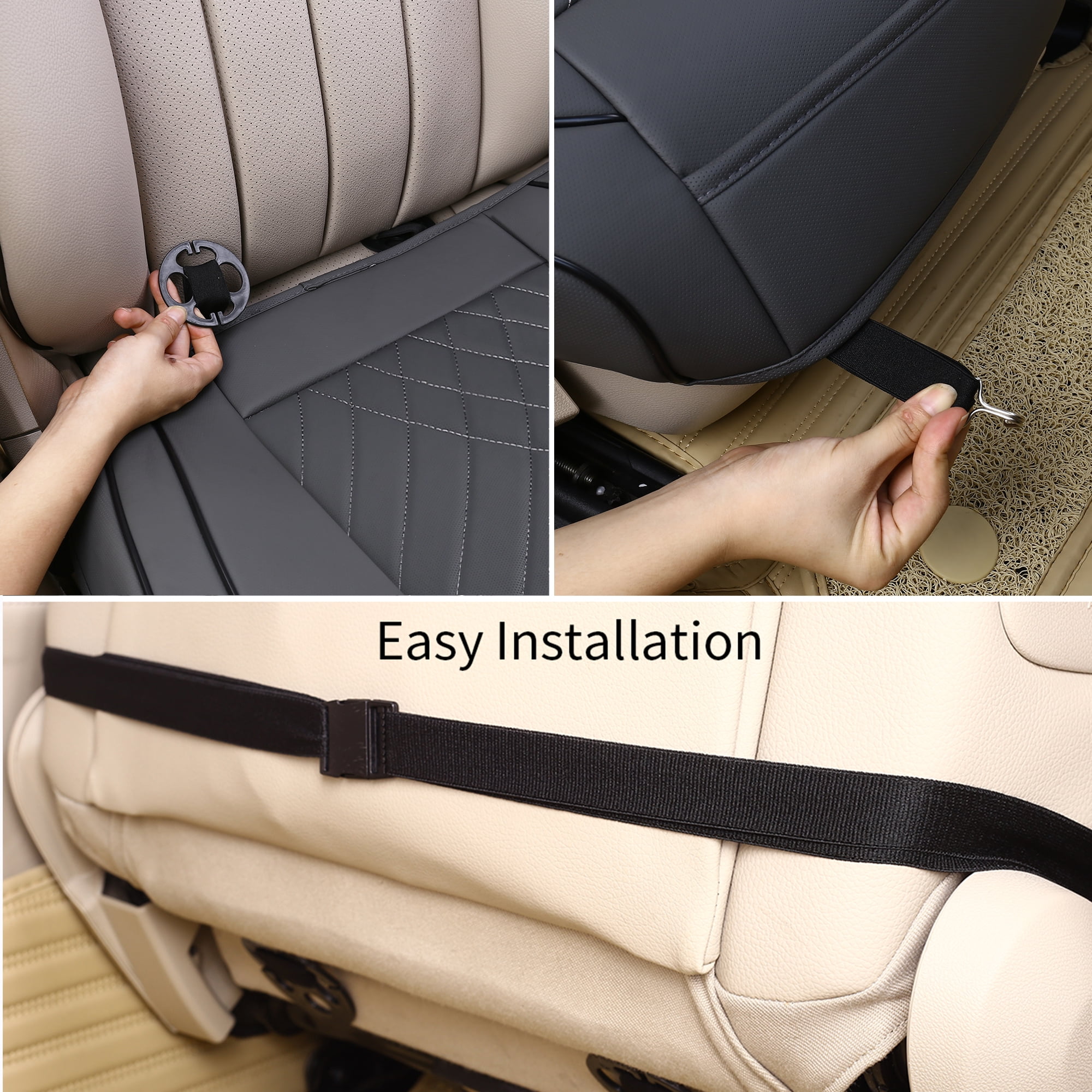 Car Seat Cover: Easy to Install, Fits Most Cars, Vans, Trucks, and SUVs – Gray