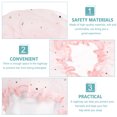 thumbnail image 3 of MasteelfCA 2pcs Waterproof Shower Caps Satin Beauty Caps Bathing Caps Bathroom Caps, 3 of 7