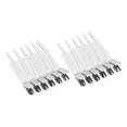 thumbnail image 2 of 12 unids/caja pinzas para peinar el cabello peluquería seccionar horquillas para estilismo de salón blanco, 2 of 8