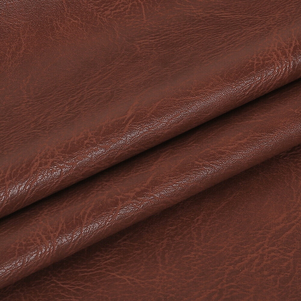5/10/15 Yards Brown Faux Leather Fabric Pleather Upholstery Marine Vinyl  Fabric