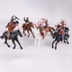 thumbnail image 3 of Paquete de 8 Figuras de vaquero occidental Hugo con caballos, 3 of 10