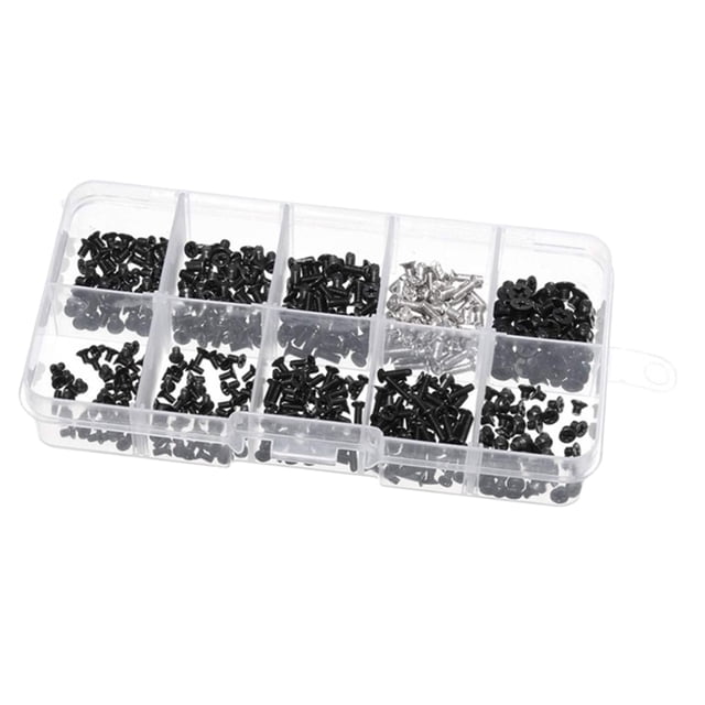 500pcs Kit De Tornillos De Computadora Placa Base PCB Accesorios De Tuerca De Tornillo De Montaje De PC SM SunniMix Tornillos de bricolaje para computadora