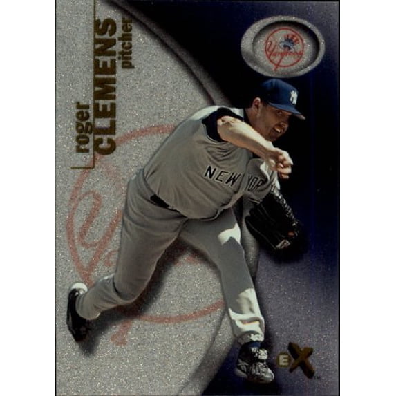 2001 E-X #21 Roger Clemens MLB Baseball Trading Card