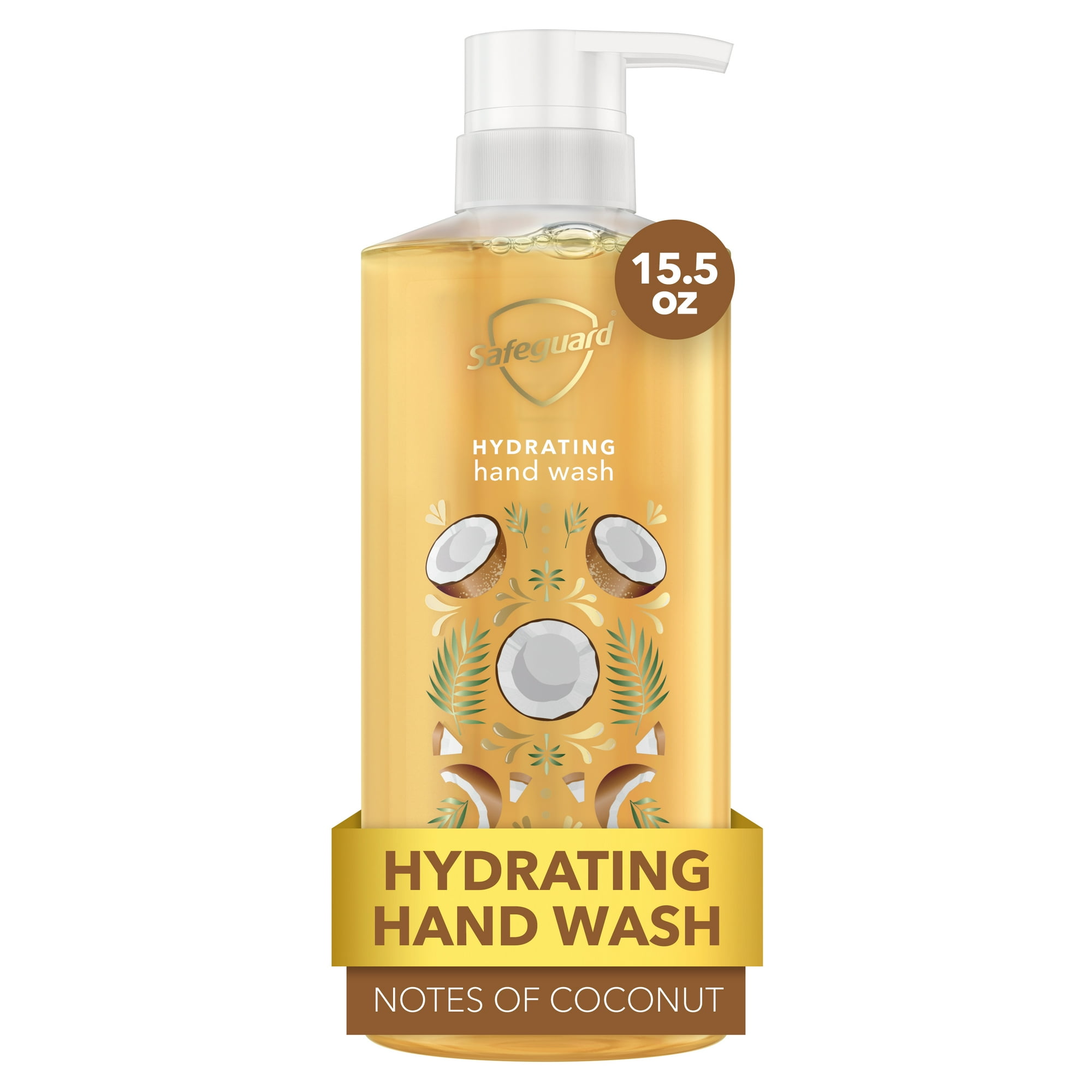 Safeguard Liquid Hand Soap Nourishing Notes of Coconut, 15.5 fl oz