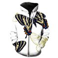 thumbnail image 1 of Sudadera con capucha y cremallera para hombre, diseño de mariposa de dibujos animados, gran oferta 2024, estilo hip hop, con estampado 3D, divertida, de manga larga, informal, con capucha, estilo Hara, 1 of 6