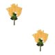 thumbnail image 1 of Ounissouiy 12 piezas de glicinia falsa, planta de vid, ratán, flores artificiales, cadena para colgar en la pared, bricolaje, sala de estar, Beige 2piezas, 1 of 6