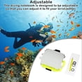thumbnail image 3 of Seitruly Cuaderno de buceo de plástico, pegatina ajustable profesional, tipo impermeable, deportes acuáticos, buceo submarino, natación, diario de Suministros de escritura y corrección, 3 of 6