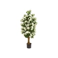 thumbnail image 1 of Nearly Natural Azalea - Artificial plant - 57.09 in - green, brown, fresh white, 1 of 3