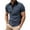 Dark Blue, variant on yillto Mens Golf Shirts Striped Classic Baggy Collared Button down Casual Short Sleeve Shirts for Men