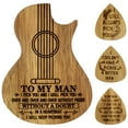 thumbnail image 3 of lionlar Guitar Pick Box Storage and Picks Plectrum Container for Boyfriend Lover Dad, 3 of 9