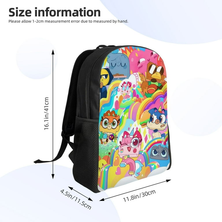 Cute Unikitty Backpack Large Capacity Portable Backpack