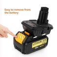thumbnail image 2 of Adaptador de batería de 20 V DCA1820 para herramientas Dewalt de 18 V Convierte la batería de litio Dewalt de 20 V en una batería Dewalt de 18 V DC9096 DC9098 DE9096, 2 of 7