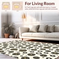 thumbnail image 2 of ODIKA 3'x5' Machine Washable Non-Slip Area Rug, Elegant Leopard Rosette Motif with Layered Spot Details High Traffic Rug, Ivory, 290440, 2 of 7