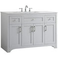 thumbnail image 4 of Elegant Decor Moore 48" Single Quartz Top Bathroom Vanity in Gray, 4 of 15