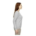 thumbnail image 3 of EC4505 Econscious Ladies' Organic Heathered Fleece Raglan Athletic Gray M, 3 of 6