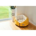 thumbnail image 2 of Armarkat C75HMB-MH Gold Waffle & White Cat Bed, 2 of 4