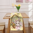 thumbnail image 5 of HongHeng Easter Table Runner for Table Easter Decorations, Bunny Egg Cute Kitchen Farmhouse Home Dining Table Decor for Indoor Home Party Decor 12x70 Inch, 5 of 6