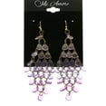 thumbnail image 3 of Mi Amore Drop-Dangle-Earrings Purple/Gold-Tone, 3 of 5