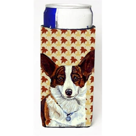 

Corgi Fall Leaves Portrait Michelob Ultra s For Slim Cans - 12 oz.