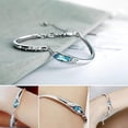 thumbnail image 4 of Ruanlalo Bracelet Elegant Skin-friendly Rhinestone Fashion Bracelet Bangle for Dating, 4 of 6