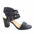 thumbnail image 1 of Appeal-s Women's Buckle Open Toe Ankle Strap Chunky Heels Sandals, 1 of 2