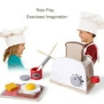 thumbnail image 4 of Simulation pour Enfants Appareils de Cuisine Jouets de Cuisine Ensembles Machine à Pain Café Jouets Éducatifs Jouets de Cuisine en Bois pour les Filles, 4 of 6