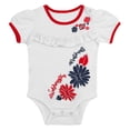 thumbnail image 2 of Infant  White Washington Nationals Sweet Catcher 3-Piece Headband Skirt Set, 2 of 5