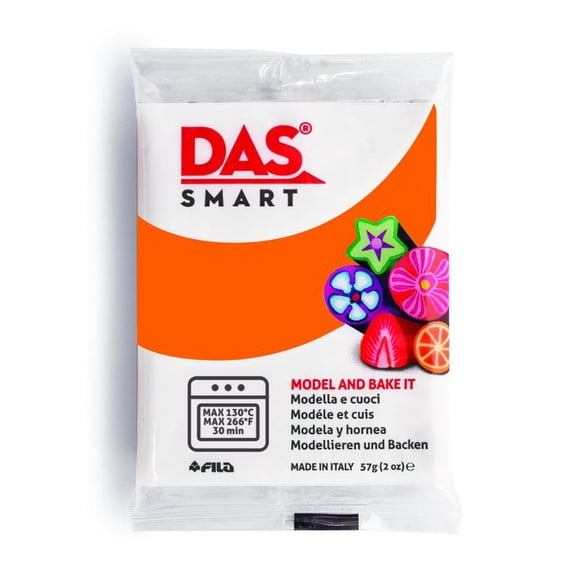 DAS Smart Polymer Clay Orange 2 oz