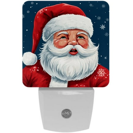 

Santa Claus LED Square Night Lights - Energy Efficient and Stylish Bedroom Lighting Solution