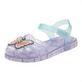 thumbnail image 3 of Jinhomg Jelly Sandals for Girls Summer Non Slip Flat Sandals with Butterfly Ankle Strap Shoes Toddler Girl Water Beach Jelly Sandals for 2-10Y, 3 of 6