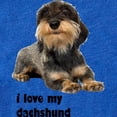 thumbnail image 2 of CafePress - FIN Wirehaired Dachshund Love Baby Football Bodysu - Cute Infant Baby Football Bodysuit, 2 of 3