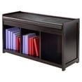 thumbnail image 4 of Winsome Addison 2-Pc Storage Bench & Seat Cushion, Espresso, 4 of 5