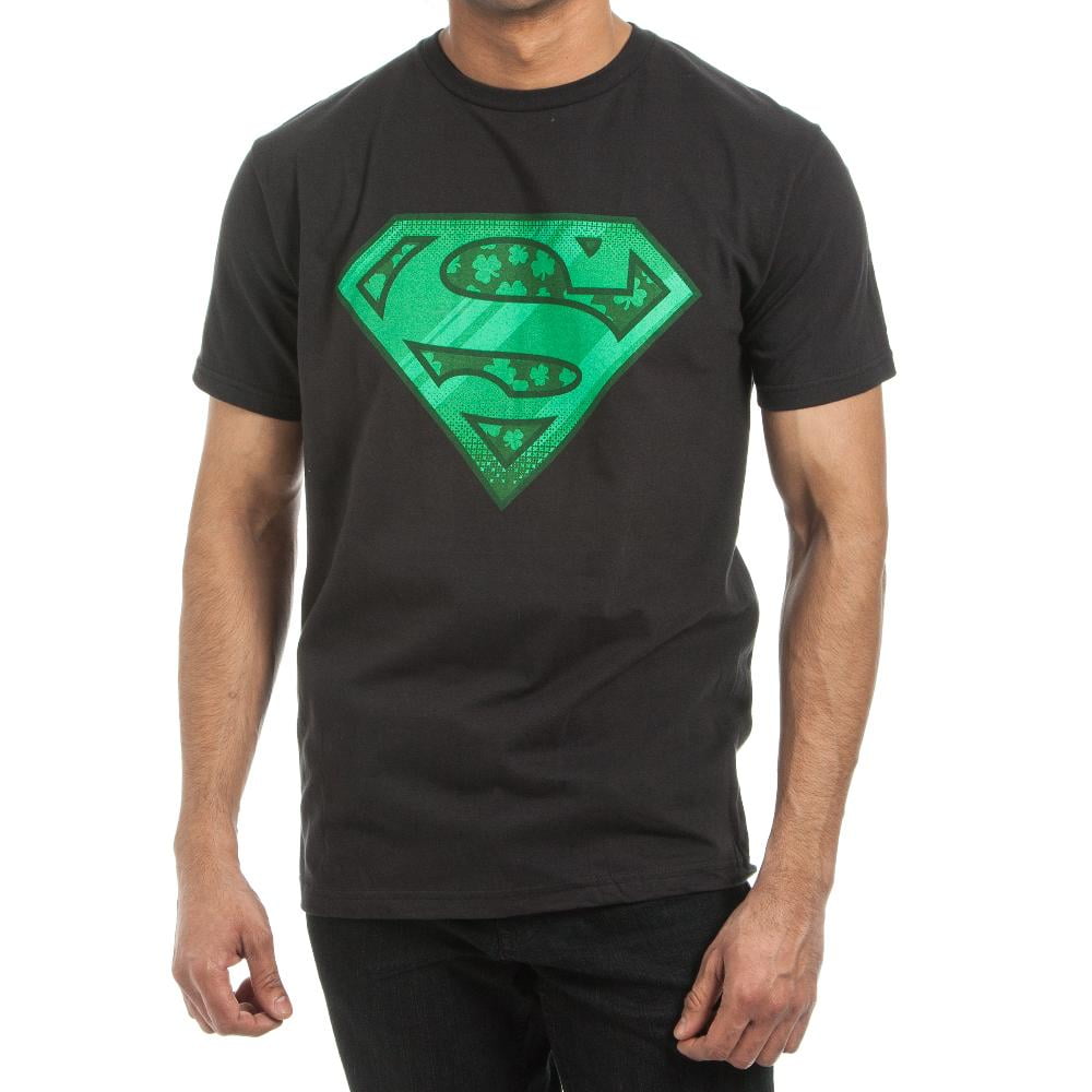 superman t shirt green