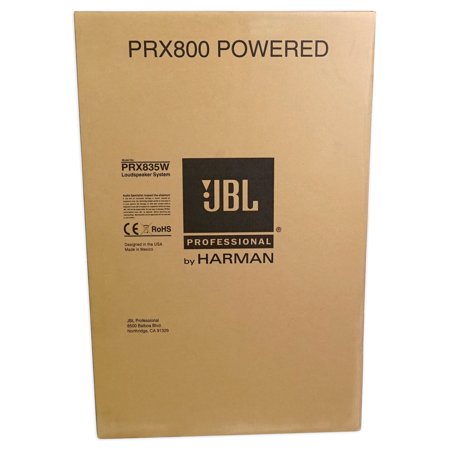 JBL Pro PRX835XW 15” 3-Way 1500 Watt Powered Speaker+15" Powered Subwoofer Sub
