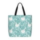 thumbnail image 1 of Easygdp Swan And Flowers4 Bolsa Tote para Mujer, Bolso de Hombro para Trabajo, Playa, Viajes, Compras y Supermercado, 1 of 7