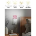 thumbnail image 4 of Christmas Night Lights Auto Sensor Pink Truck Christmas Tree Plug-in LED Nightlights Dusk to Dawn for Living Room, Bedroom, Bathroom, Hallway, Stairways Wall Decor, Winter Snowflakes Night Light, 4 of 9