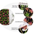 thumbnail image 3 of Palm Tree Bathroom Shower Curtains with 12 Hooks Polyester Waterproof Shower Curtain for Stalls and Bathtubs Tropical Beach Coconut Tree Boho Green Pink Decorative Bathroom Curtain 72x84 Inches, 3 of 9
