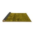 thumbnail image 2 of Ahgly Company Indoor Round Oriental Yellow Industrial Area Rugs, 8' Round, 2 of 4
