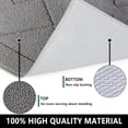 thumbnail image 3 of Grey Rubber Backed Indoor Door Mat - 24x36, Non-slip And Absorbent, 3 of 5