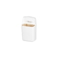 thumbnail image 2 of HOSPECO Wall Mount Sanitary Napkin Receptacle-ABS, PPC Plastic, 1 gal, White -HOS250201W, 2 of 2