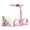 Pink, variant on Multifunction Tension Rope with Pedals, 6-Tube Elastic Resistance Band for Yoga & Fitness, Pedal Pull Rope for Full Body Workout, Home Gym Exercise for Abs, Arms, Legs & Core