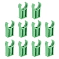 thumbnail image 1 of Unique Bargains Pinces de Serrage en PVC pour Tuyaux, Lot de 20 pour Support de Tuyau de 25 mm (1 Pieds), Vert, 1 of 5