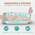 thumbnail image 4 of Cordless Electric Hand Massager Machine with Heat Compression Air Pressure Point Therapy Massager for Muscle Soreness, Carpal Tunnel, Pain Relief & Hand, Wrist, Palm and Finger Massager (White), 4 of 9