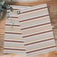 thumbnail image 4 of Beige Khaki Striped Kitchen Towels Set of 3, Water Absorbent Dish Towel, Farmhouse Stripes Modern Abstract Art Decorative Hand Towels - Quick Drying Cloth for Cooking Baking, 18x28 Inch, 4 of 8