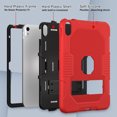 thumbnail image 3 of TECH CIRCLE Case for iPad 10th Generation 10.9 inch 2022, Heavy Duty Shockproof Rugged Full Body Protective Cover with Soft HD Screen Protector Kickstand for Apple iPad 10th Gen 10.9 Inch, Red, 3 of 9