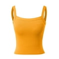thumbnail image 3 of QHFBli Tank Top for Women with Built in Bra 2277 Summer Slim Sexy Camisole Tops Casual Comfy Yoga Workout Padded Tank Shirts, 3 of 8