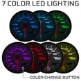 thumbnail image 3 of GlowShift | White 7 Color Series 3-3/4 (95mm) In-Dash Kilometer Speedometer Gauge for Cars and Trucks, 3 of 5