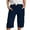 Navy, variant on Weebloom Cotton Linen Shorts For Teen Girls High Waisted With Pockets Beach Pants For Kids With Fit Solid Color Casual Trousers Dark Green 14-15 Years