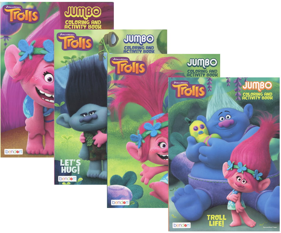 Trolls 96 pg Coloring Book by Trolls 96 pg Coloring Book